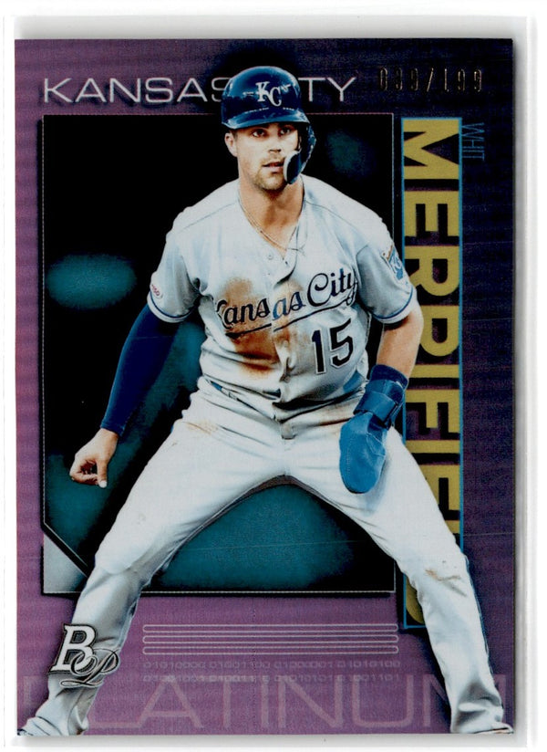 2020 Bowman Platinum Pink Whit Merrifield #27 /299