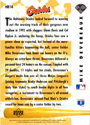 1993 Upper Deck Home Run Heroes Mike Devereaux