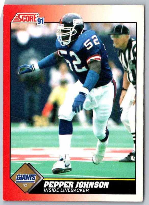 1991 Score Pepper Johnson #152