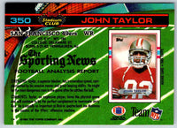 1991 Topps Stadium Club Football John Taylor #350