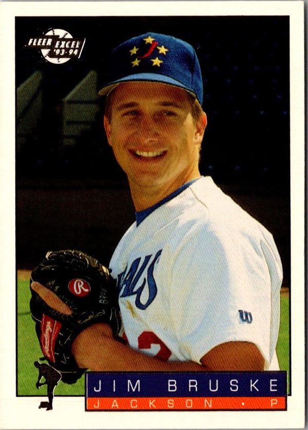 1993 Fleer Excel Jim Bruske #197