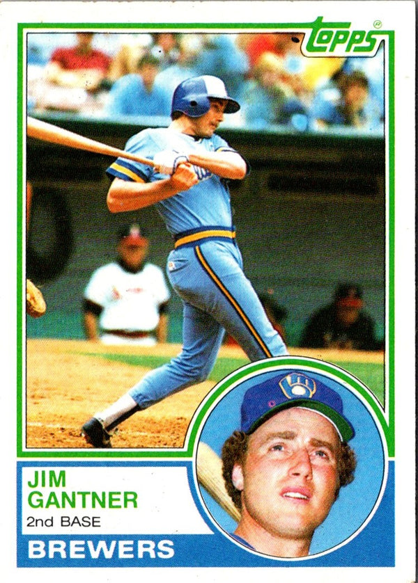 1983 Topps Jim Gantner #88