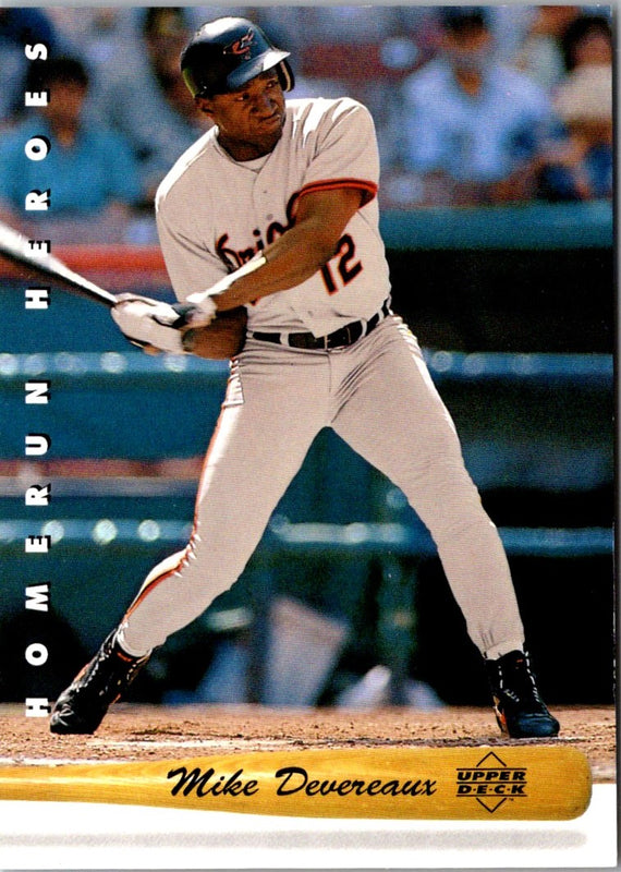 1993 Upper Deck Home Run Heroes Mike Devereaux #HR14