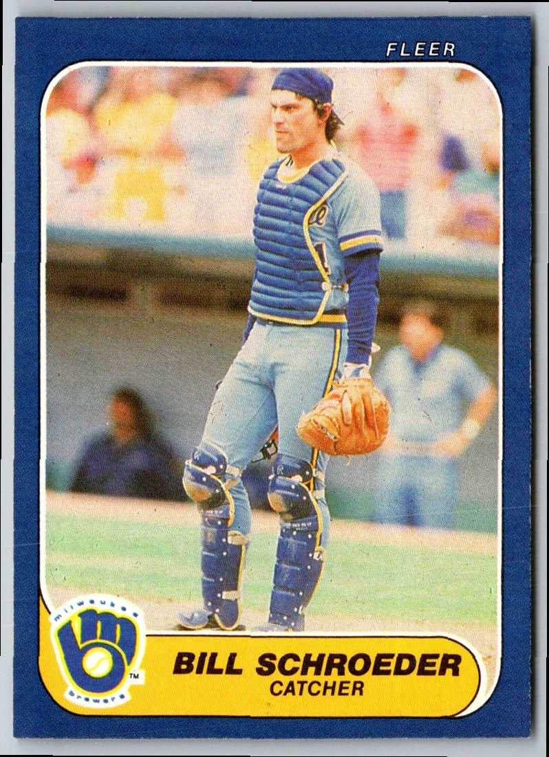 1986 Fleer Bill Schroeder