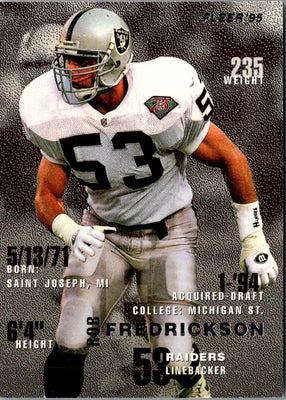 1995 Fleer Rob Fredrickson #189