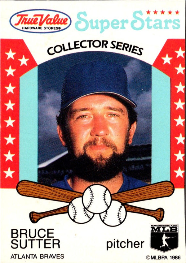 1986 True Value Bruce Sutter #15