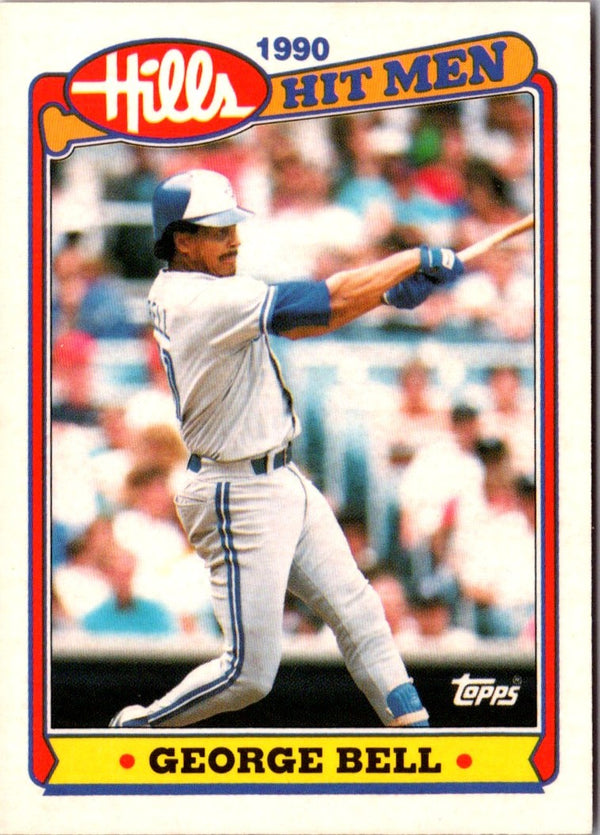 1990 Topps Hills Hit Men George Bell #12