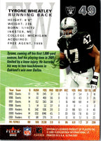 2002 Ultra Tyrone Wheatley #49