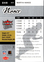 2006 Ultra Martin Nance #245 Rookie