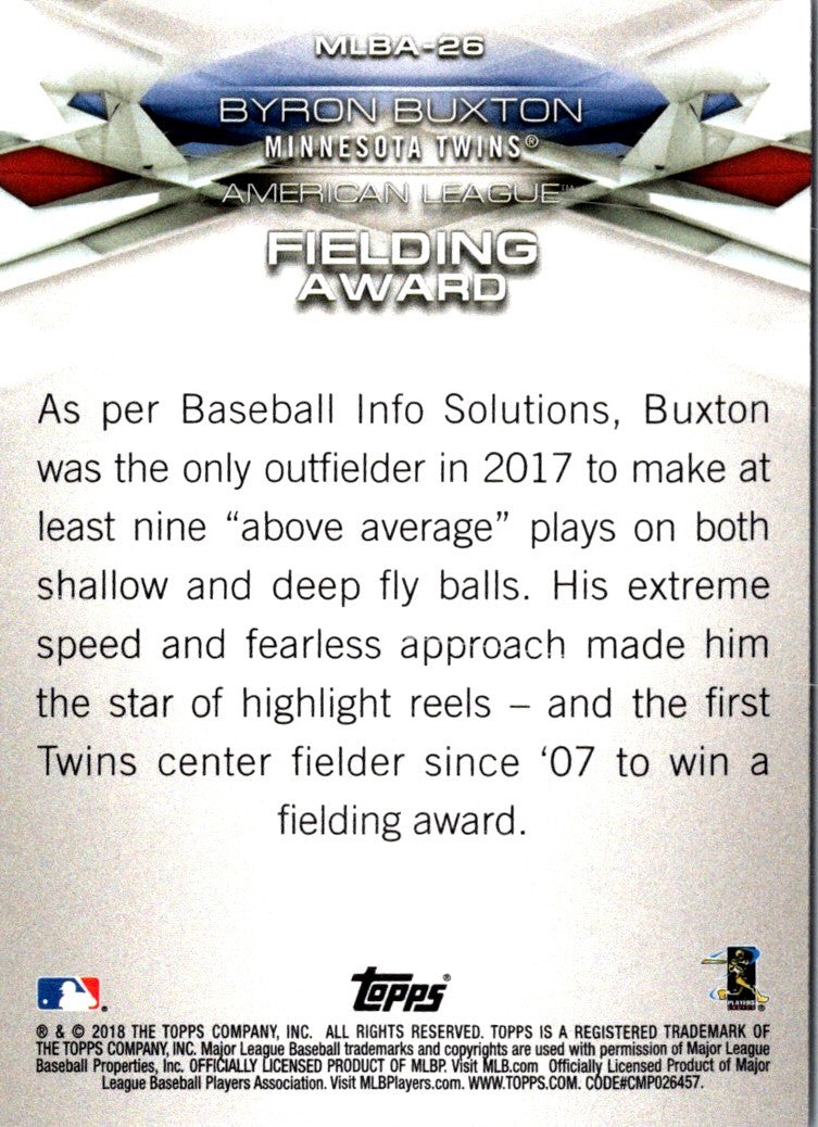 2018 Topps MLB Awards Byron Buxton