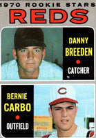 1970 Topps Reds 1970 Rookie Stars - Danny Breeden/Bernie Carbo #36 Rookie EX-MT+