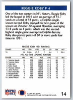 1992 Proset Reggie Roby #14
