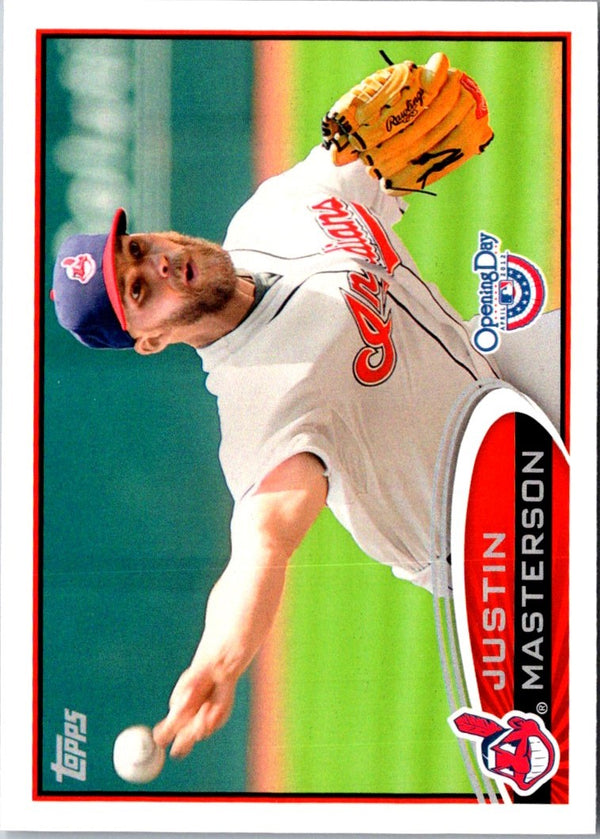 2012 Topps Opening Day Justin Masterson #58