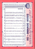 1991 Topps Traded Brian Downing #33T