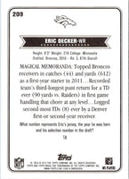 2012 Topps Magic Eric Decker #209