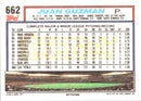 1992 Topps Juan Guzman