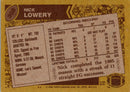 1986 Topps Nick Lowery