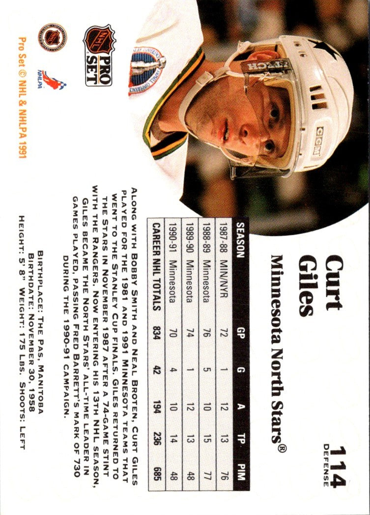 1991 Pro Set Curt Giles