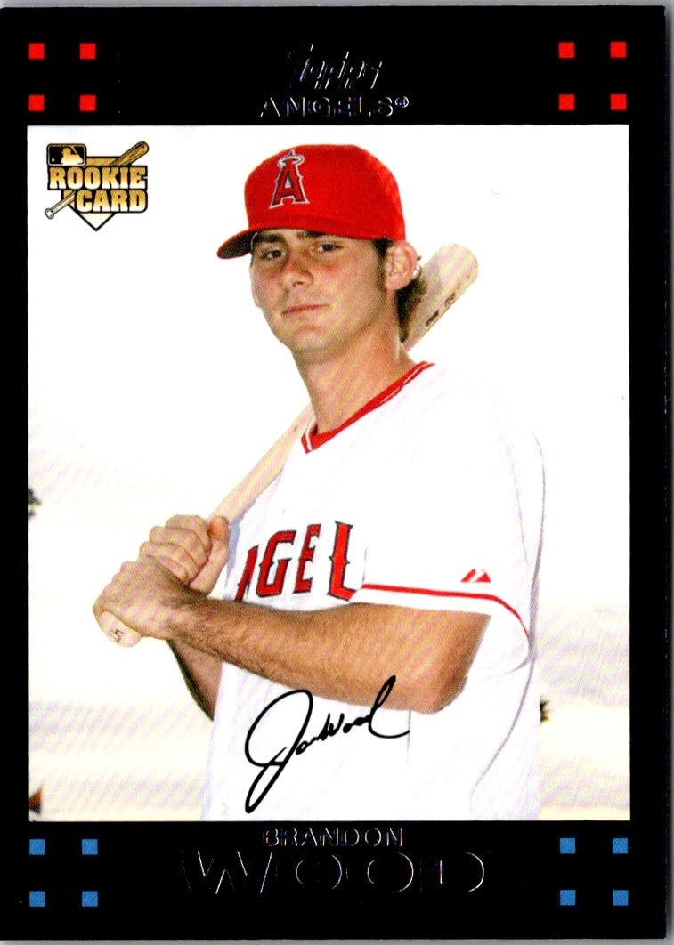 2007 Topps Updates & Highlights Brandon Wood