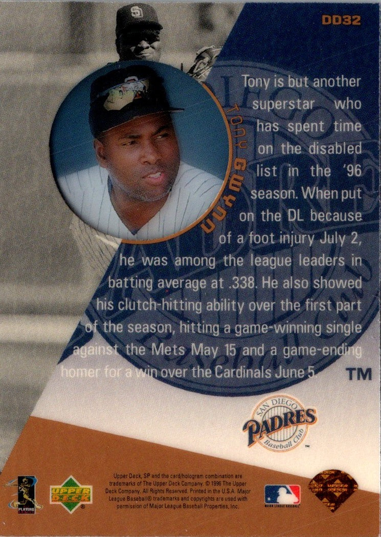 1996 Upper Deck Diamond Destiny Tony Gwynn