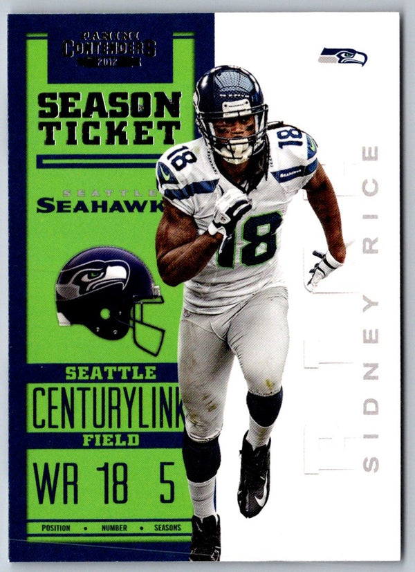 2012 Panini Contenders Sidney Rice #88