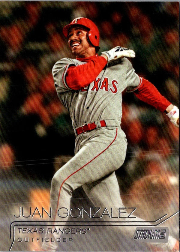 2015 Stadium Club Juan Gonzalez #78