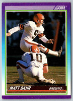 1990 Score Matt Bahr #538