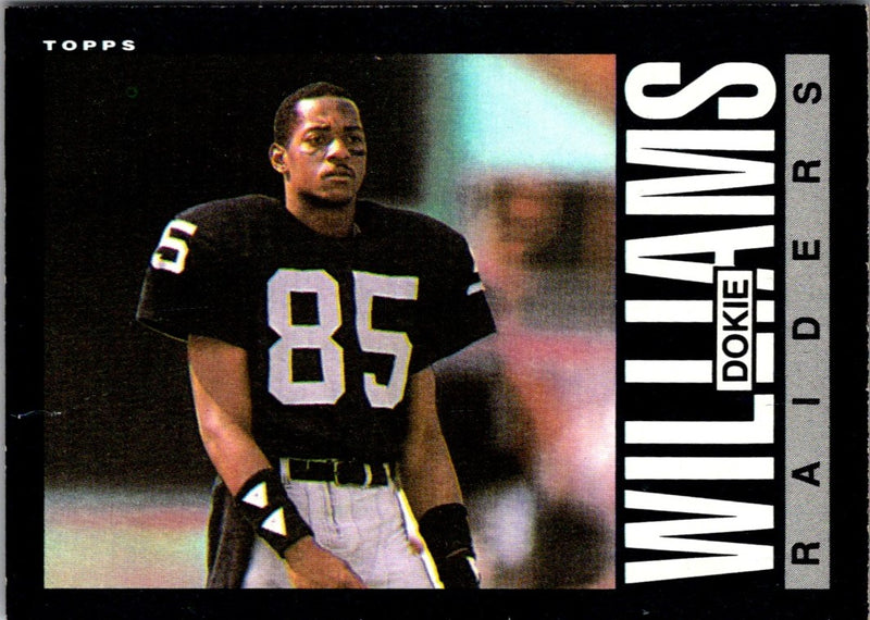1985 Topps Dokie Williams