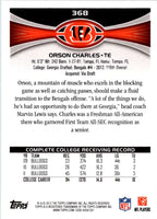 2012 Topps Orson Charles #368 Rookie