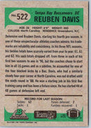 1991 Bowman Football Reuben Davis