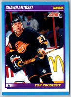 1991 Score Canadian Bilingual Shawn Antoski #353