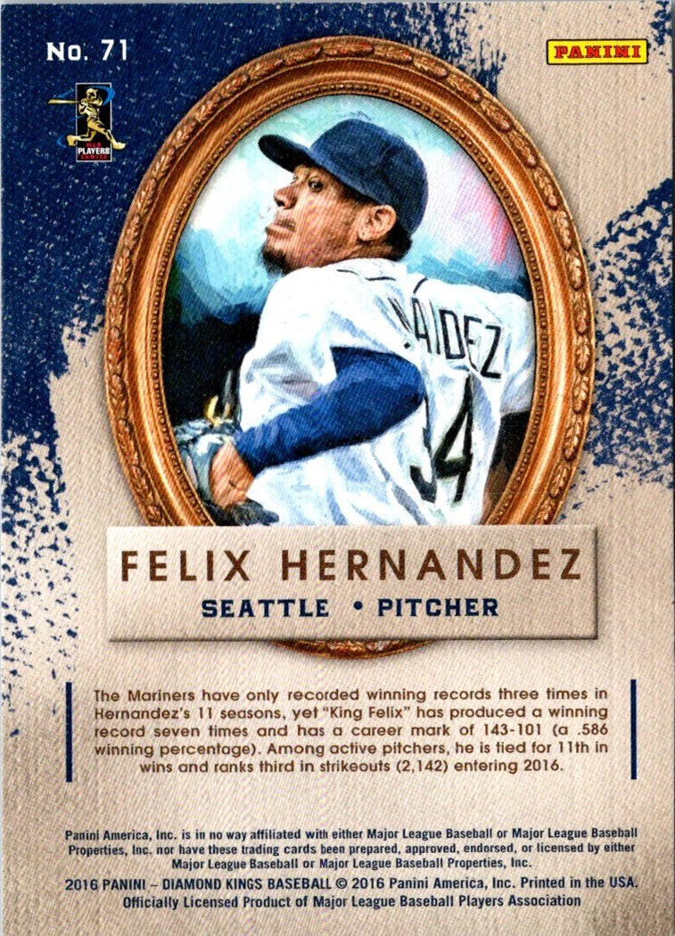 2016 Panini Diamond Kings Felix Hernandez