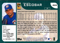 2001 Topps Kelvim Escobar #444