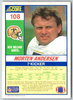 1990 Score Morten Andersen #108