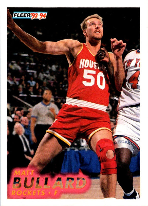 1993 Fleer Matt Bullard #75