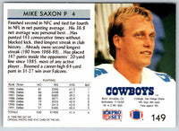 1992 Proset Mike Saxon #149