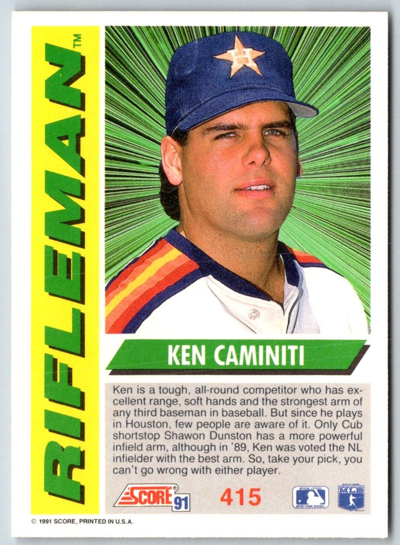 1991 Score Ken Caminiti