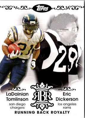 2007 Topps LaDainian Tomlinson/Eric Dickerson #RBR-TD