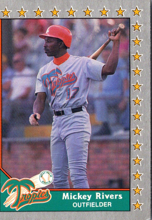 1990 Pacific Senior League Mickey Rivers #163