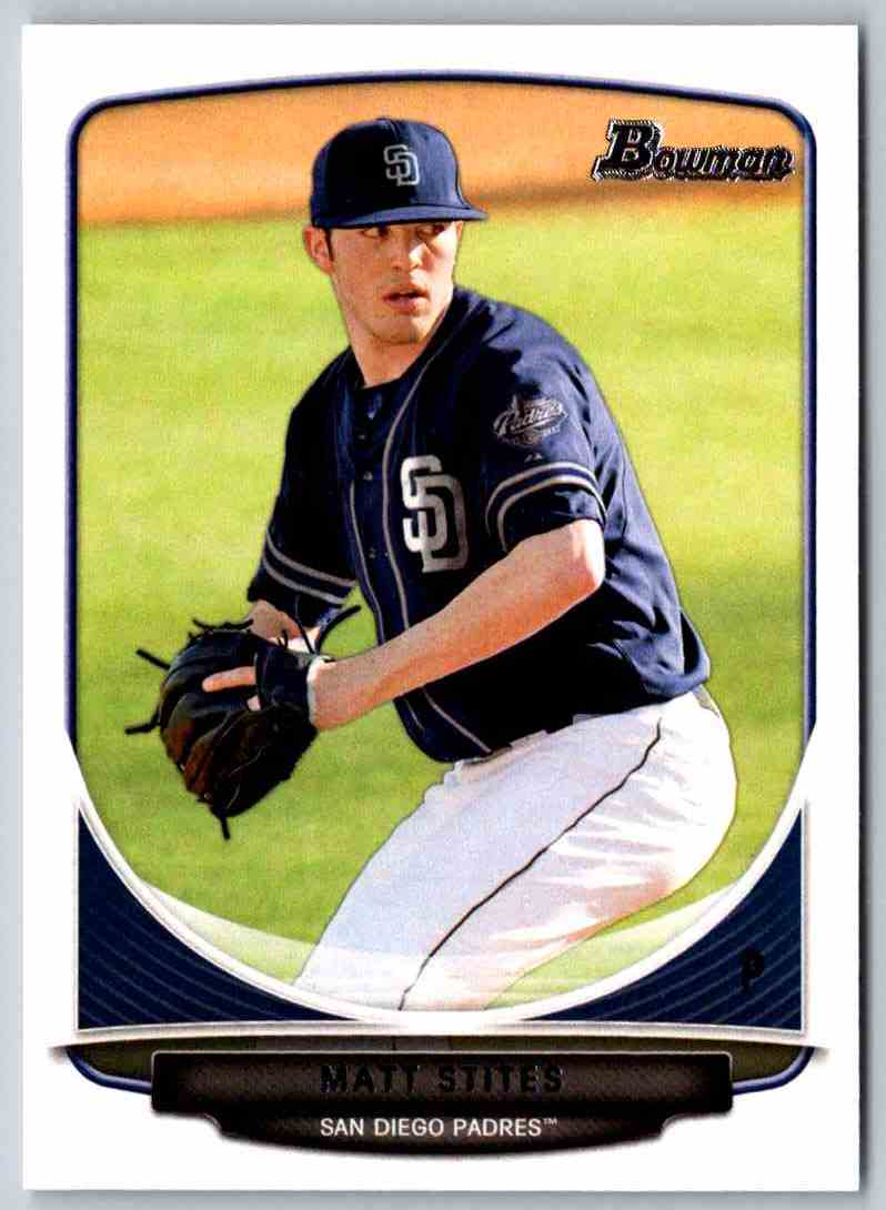 2013 Bowman Matt Stites