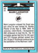 1988 Donruss Mark Langston