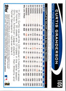 2012 Topps Opening Day Curtis Granderson