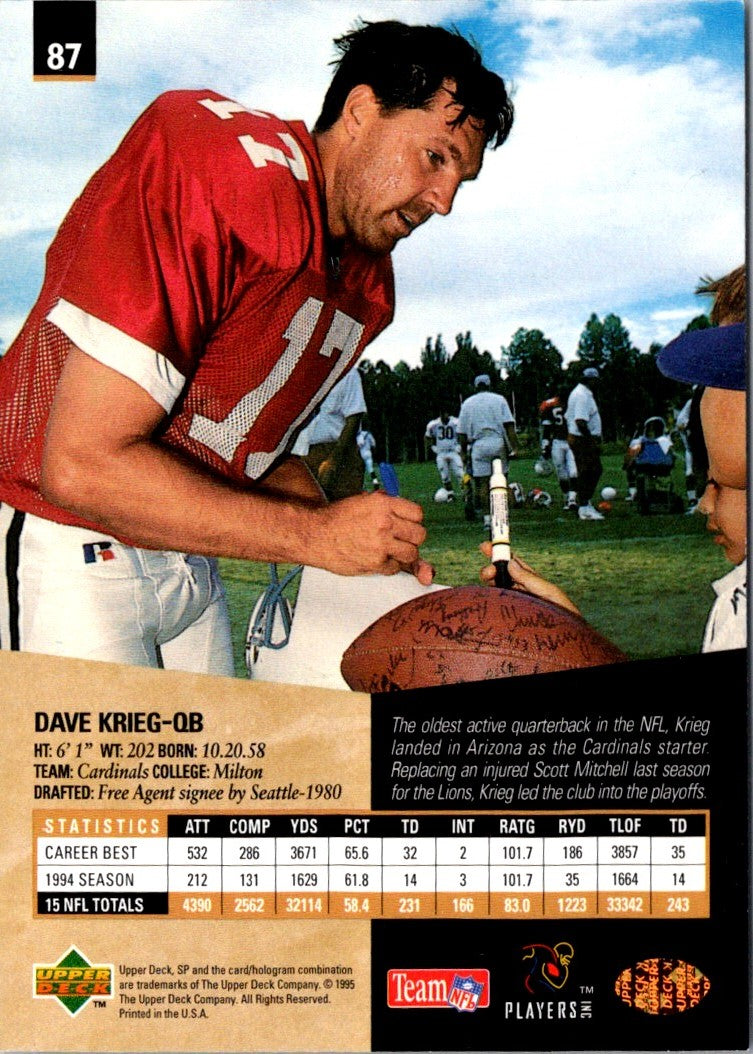 1995 SP Dave Krieg