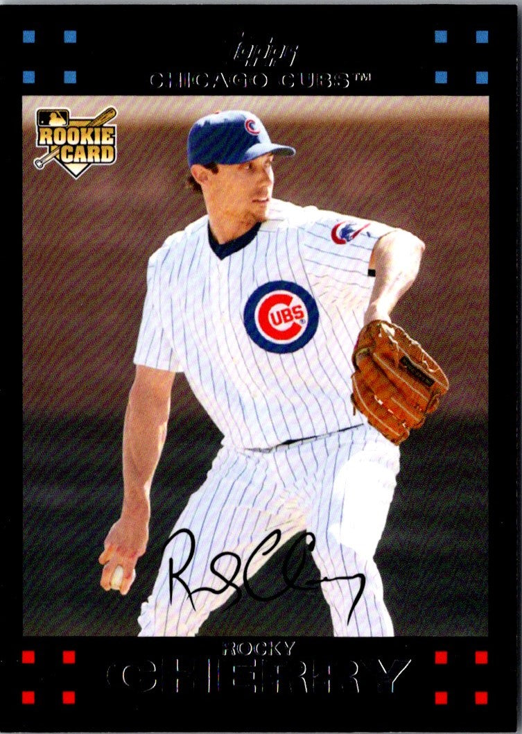 2007 Topps Updates & Highlights Rocky Cherry