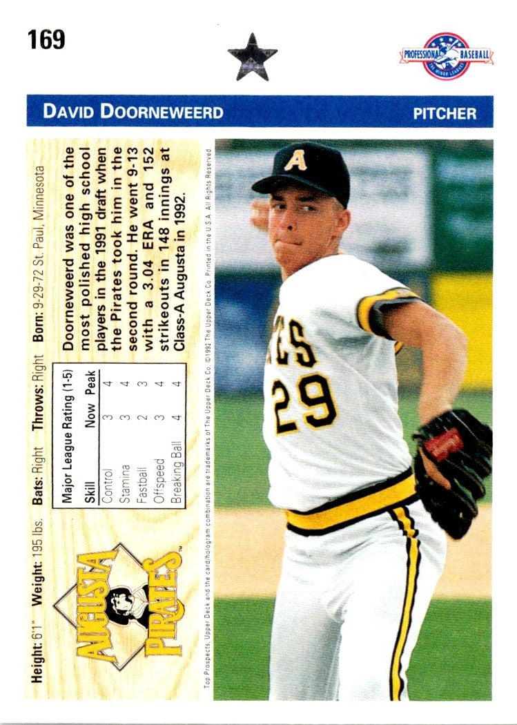 1992 Upper Deck Minors Dave Doorneweerd