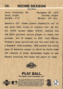 2003 Upper Deck Play Ball Richie Sexson