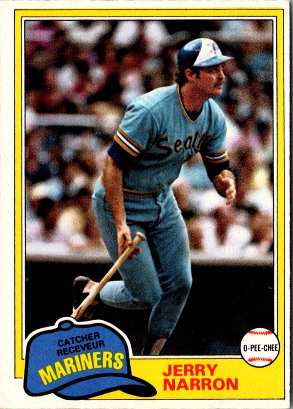 1981 O-Pee-Chee Jerry Narron #249