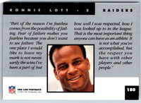 1991 ProLine Ronnie Lott #180