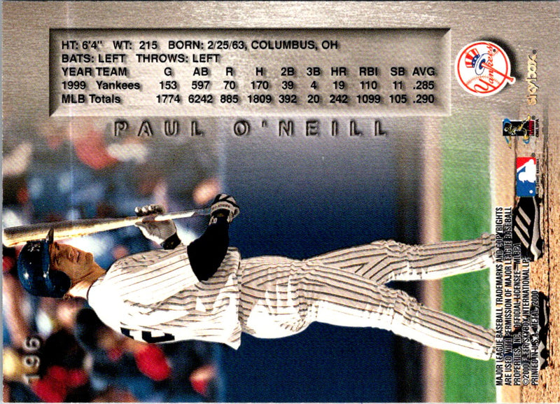 2000 Metal Paul O'Neill