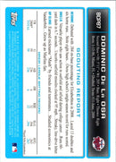 2009 Bowman Chrome Prospects Dominic De La Osa